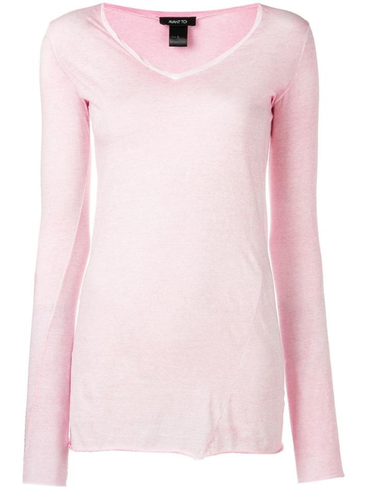 Avant Toi Lightweight Cotton Top - Pink