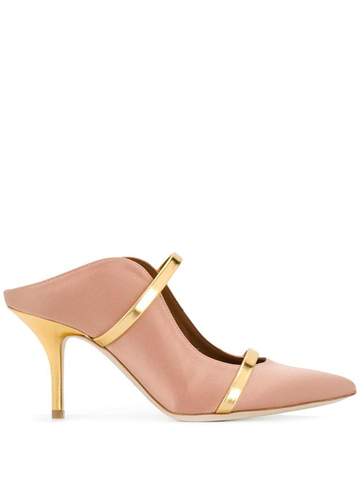 Malone Souliers Maureen 70 Mules - Pink