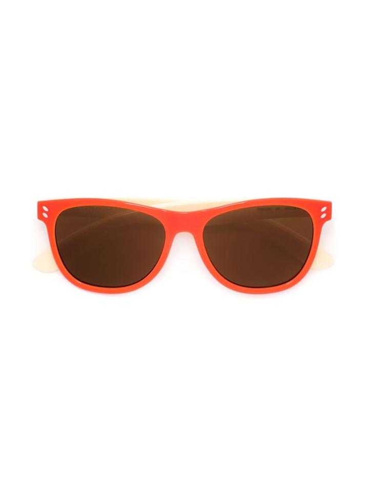 Stella Mccartney Kids Round Frame Sunglasses, Girl's, Yellow/orange