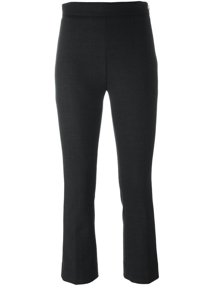 Iro Slim Fit Cropped Trousers, Women's, Size: 38, Grey, Spandex/elastane/virgin Wool