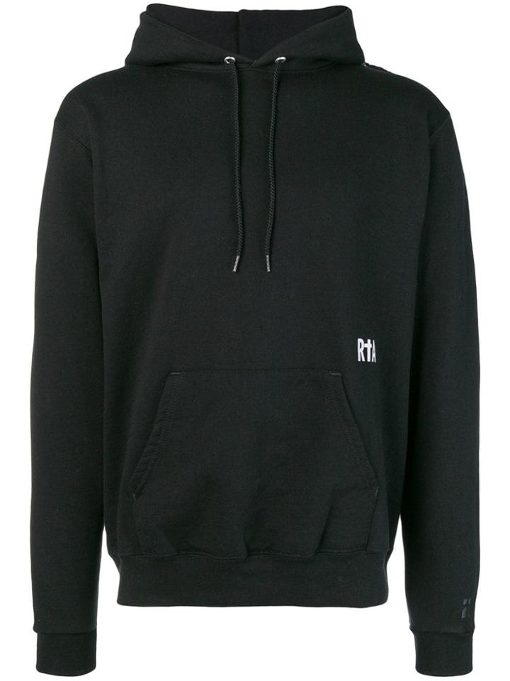 Rta Loose Fitted Hoodie - Black