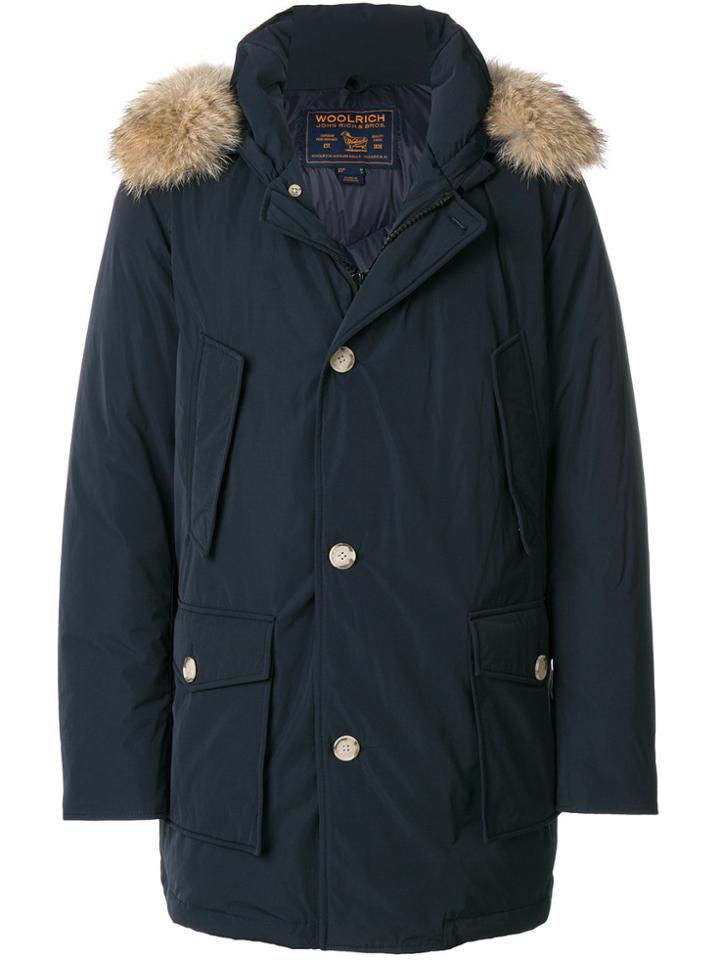 Woolrich Hooded Arctic Parka - Blue