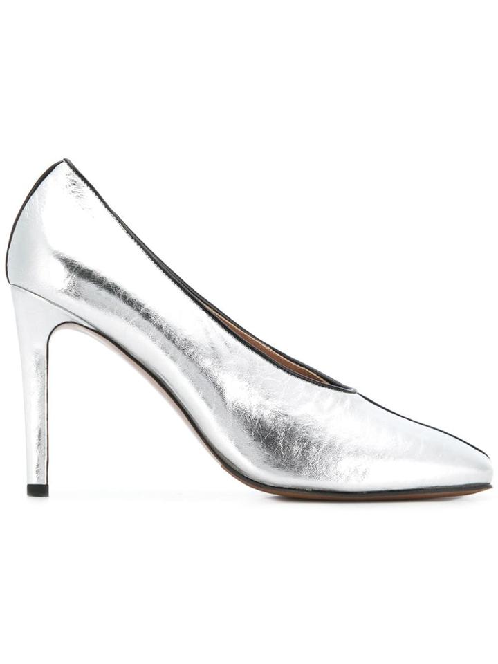 L'autre Chose Piped Pumps - Metallic
