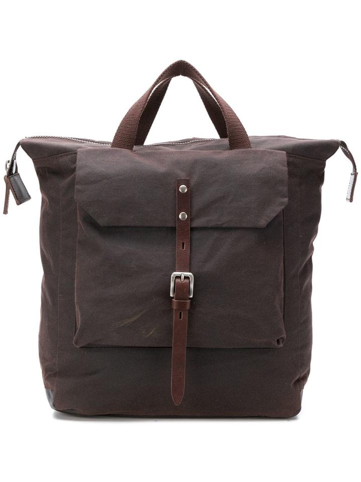 Ally Capellino Square Backpack - Brown