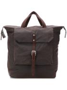 Ally Capellino Square Backpack - Brown