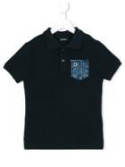 Diesel Kids - Theok Mc Polo Shirt - Kids - Cotton - 8 Yrs, Blue