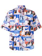 Prada Character Print Shirt - Multicolour
