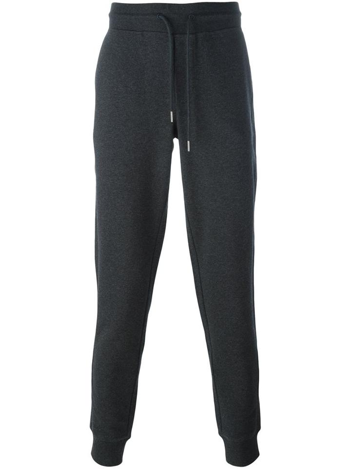 Moncler Classic Track Pants, Men's, Size: Xl, Grey, Cotton
