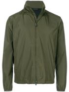 Z Zegna Zipped Fitted Jacket - Green
