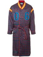 Facetasm Robe-style Bomber Jacket - Blue