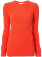 Helmut Lang Long Sleeve Crew-neck Sweater - Red
