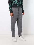 Ami Alexandre Mattiussi - Carrot-fit Trousers - Men - Wool - 40, Grey, Wool