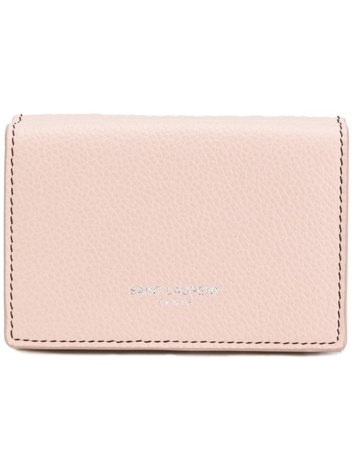 Saint Laurent Classic Bi-fold Wallet - Pink & Purple
