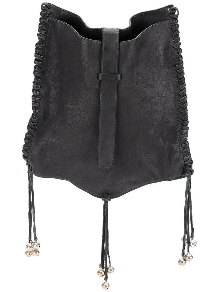 Di Liborio Tassel Detail Backpack - Grey