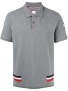 Moncler Gamme Bleu Long-sleeved Polo Shirt - Grey