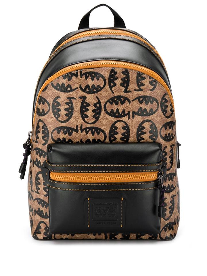 Coach Monster Logo Backpack - Black