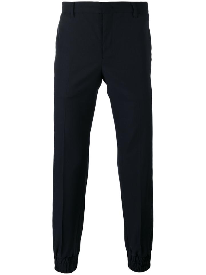 Wooyoungmi - Tailored Trousers - Men - Wool - 48, Blue, Wool