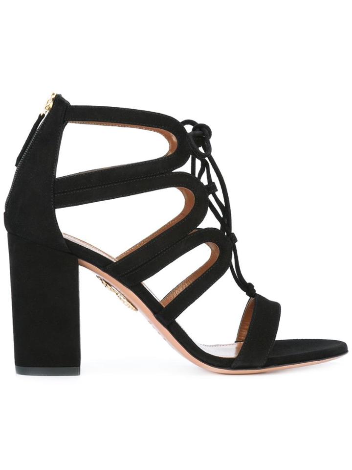 Aquazzura 'holli' Sandals - Black