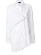 Ann Demeulemeester Asymmetric Button-up Shirt - White