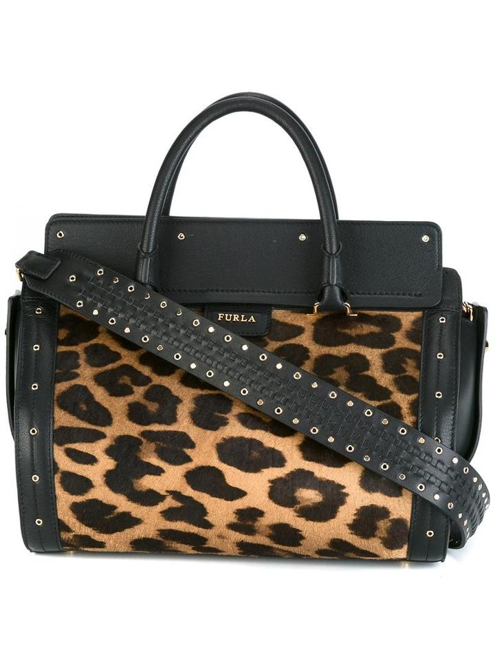 Furla Medium 'leo' Tote, Women's, Black