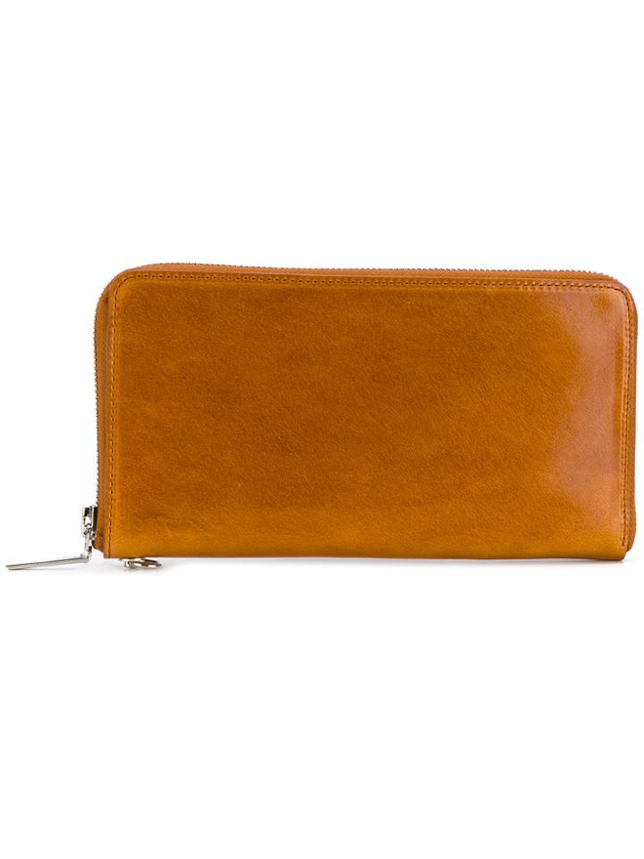 Yohji Yamamoto Zip-around Purse - Brown