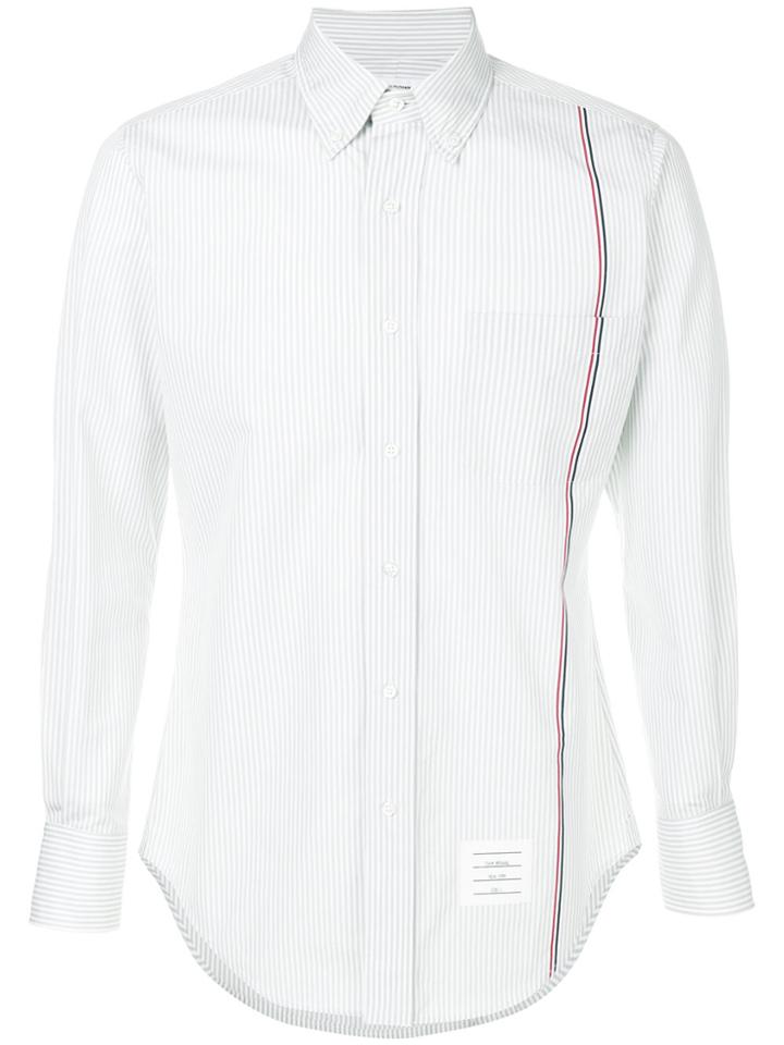 Thom Browne Left-center Stripe Classic University Stripe Long Sleeve
