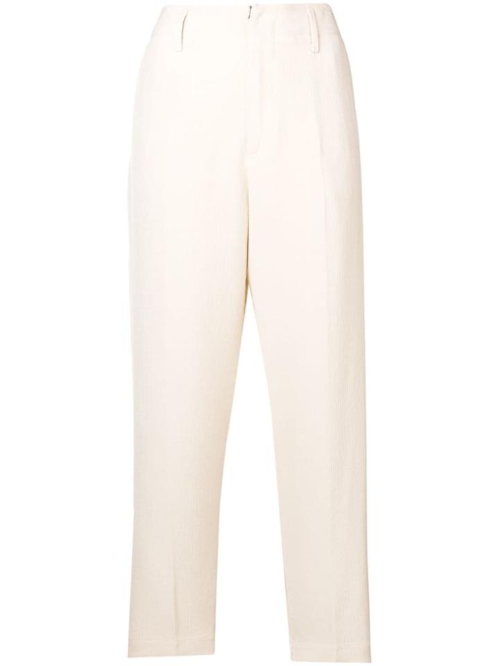 Forte Forte Straight Leg Trousers - Neutrals