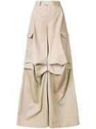 Matthew Adams Dolan Pleated Crago Trousers - Nude & Neutrals