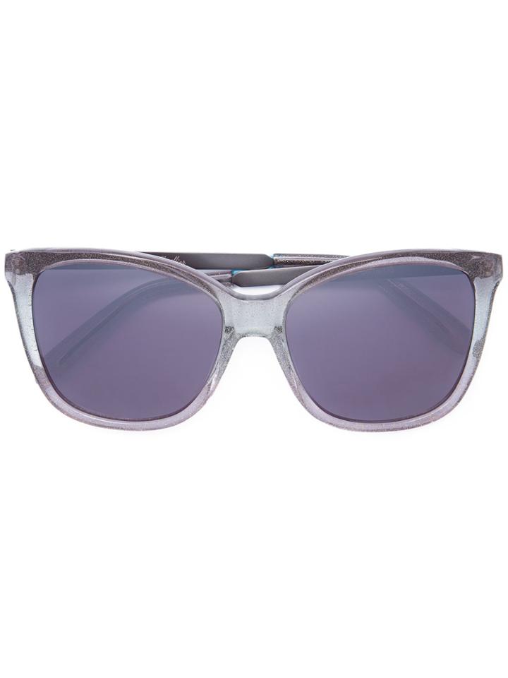 Monique Lhuillier Oversize Square Sunglasses - Green