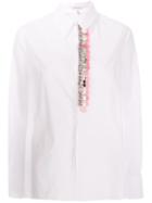 Delpozo Sequin Embellished Shirt - White