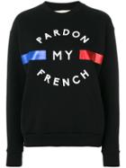 Être Cécile Pardon My French Sweatshirt - Black
