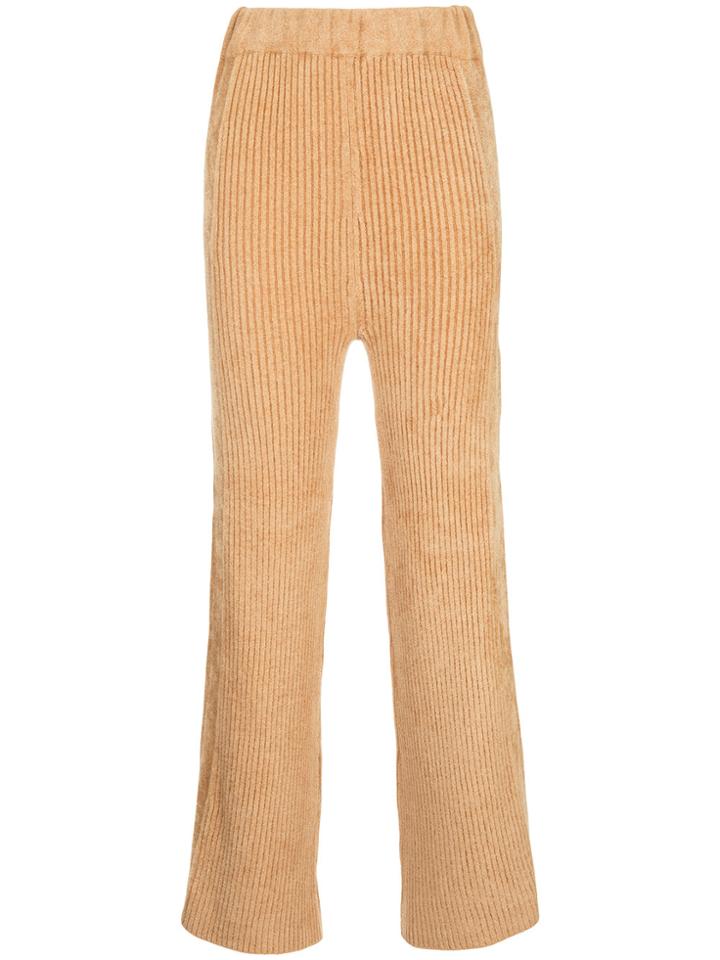 Theatre Products Ribbed Knit Trousers - Brown