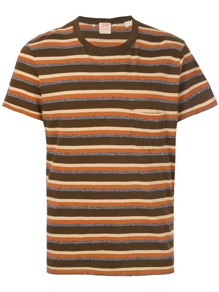 Levi's 1960s Striped T-shirt - Brown