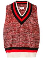 Maison Margiela Sleeveless Sweater - Red