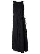 Uma Raquel Davidowicz Cindy Dress, Women's, Size: 42, Black, Cotton/viscose/metallized Polyester