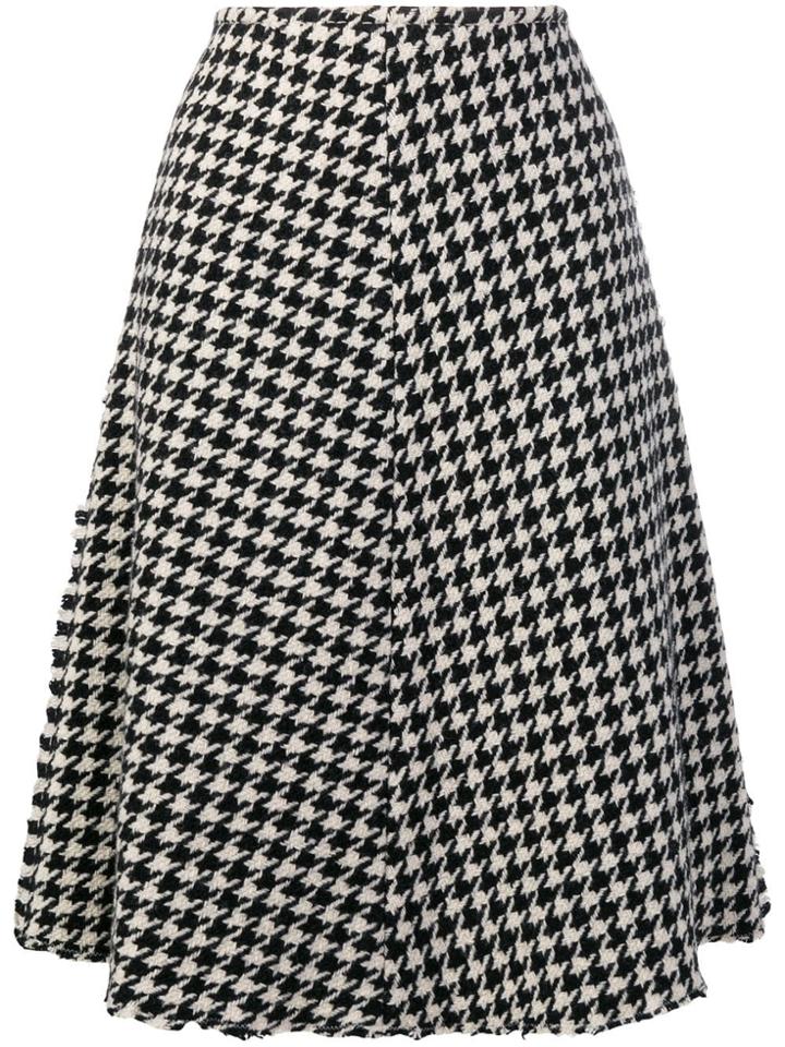 's Max Mara Patterned Skirt - Black