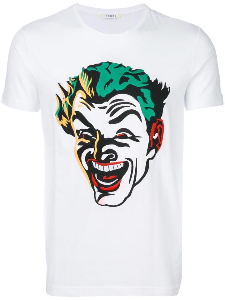 Iceberg - Printed T-shirt - Men - Cotton/spandex/elastane - M, White, Cotton/spandex/elastane