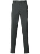 Z Zegna Straight Leg Tailored Trousers - Grey