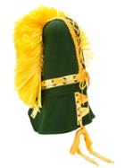 Sibling Mod Squad Raffia Trim Hood, Men's, Green, Cotton/straw
