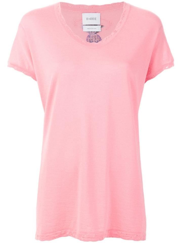 Barrie V-neck T-shirt - Pink