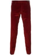 Pt01 Skinny Trousers, Men's, Size: 48, Red, Cotton/spandex/elastane