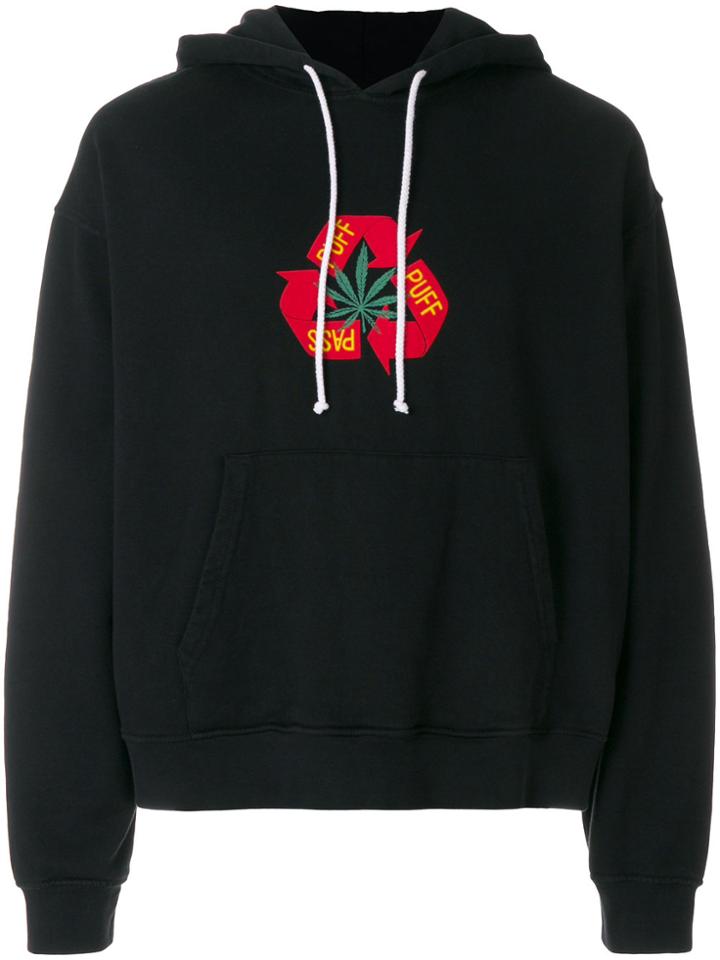 Adaptation Puff Puff Pass Hoodie - Black