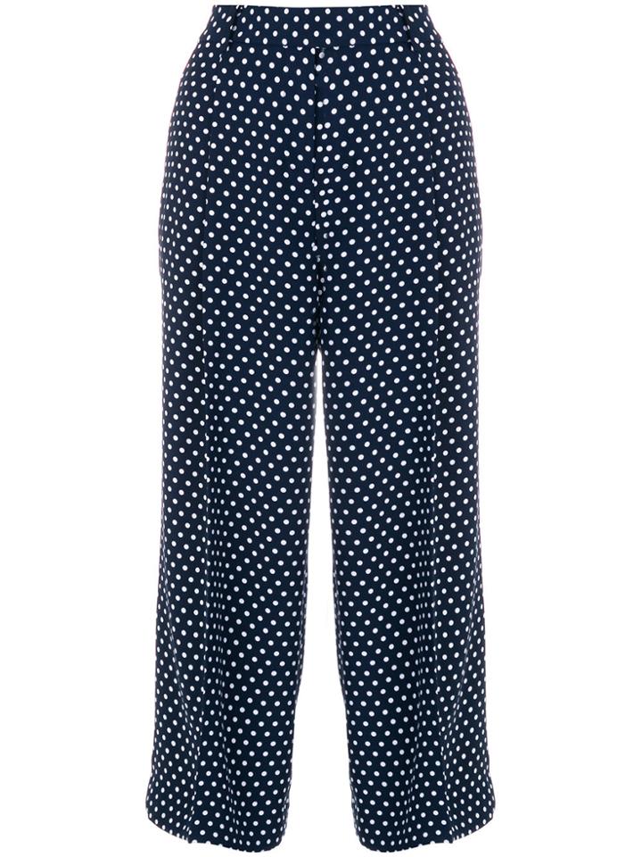 Michael Michael Kors Polka-dot Culottes - Blue