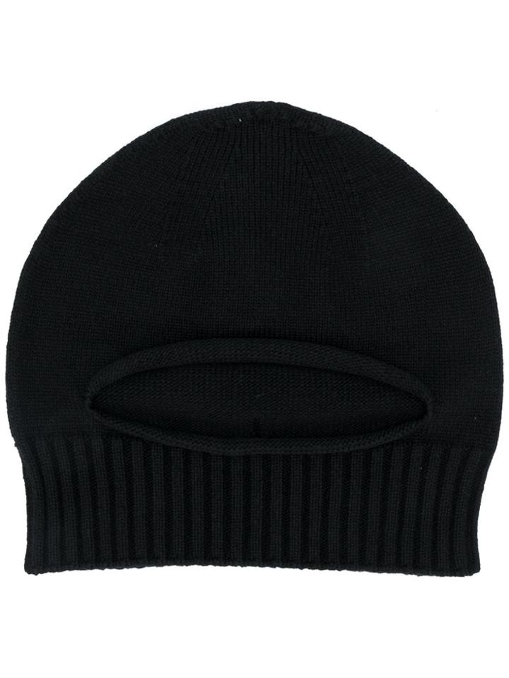 Stone Island Knitted Balaclava - Black