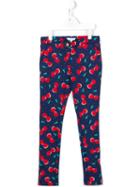 Little Marc Jacobs Cherry Print Trousers, Girl's, Size: 10 Yrs, Blue