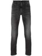 Pence Slim Fit Jeans, Men's, Size: 34, Grey, Cotton/spandex/elastane