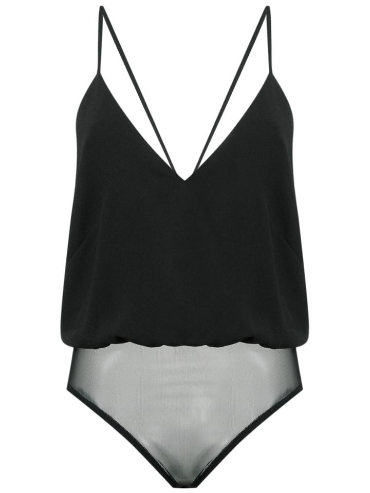 Andrea Marques Spaghetti Straps Body - Black