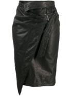 Isabel Marant Étoile Pencil Wrap Skirt - Black