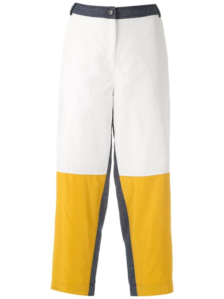 Mara Mac Color Block Cropped Trousers - 0009a