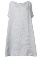 Apuntob Striped T-shirt Dress - Blue